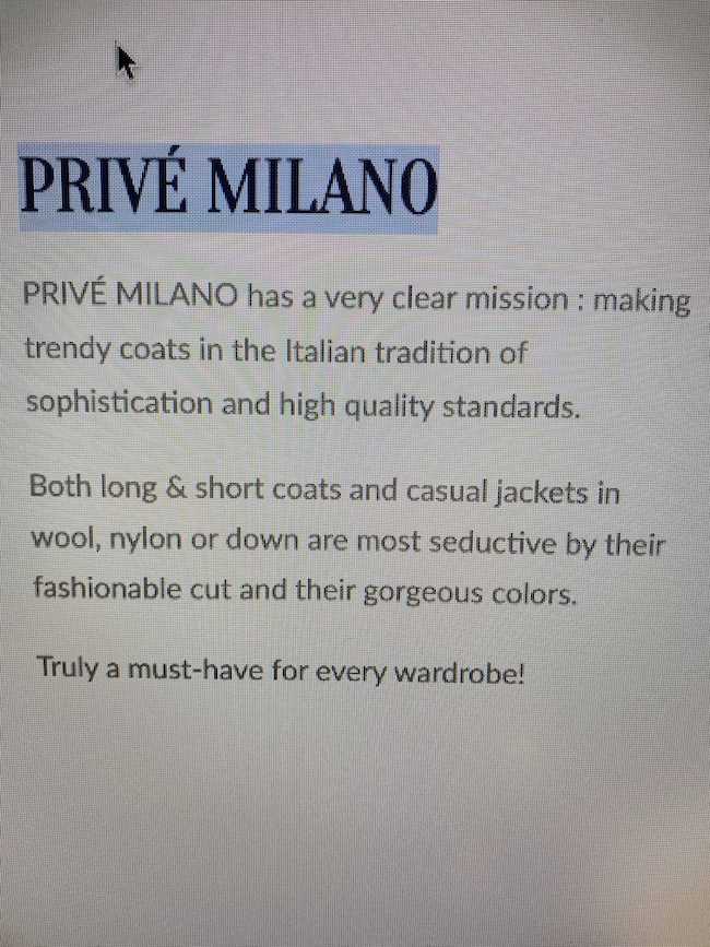 PRIVÉ MILANO