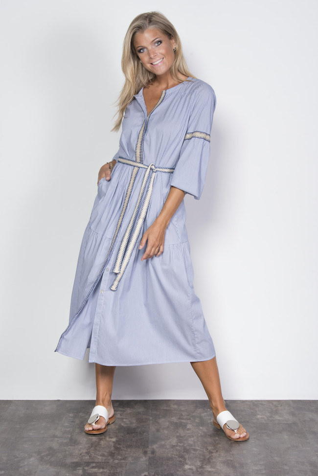 La Camicia kleedje dames blauw I ARTSON FASHION
