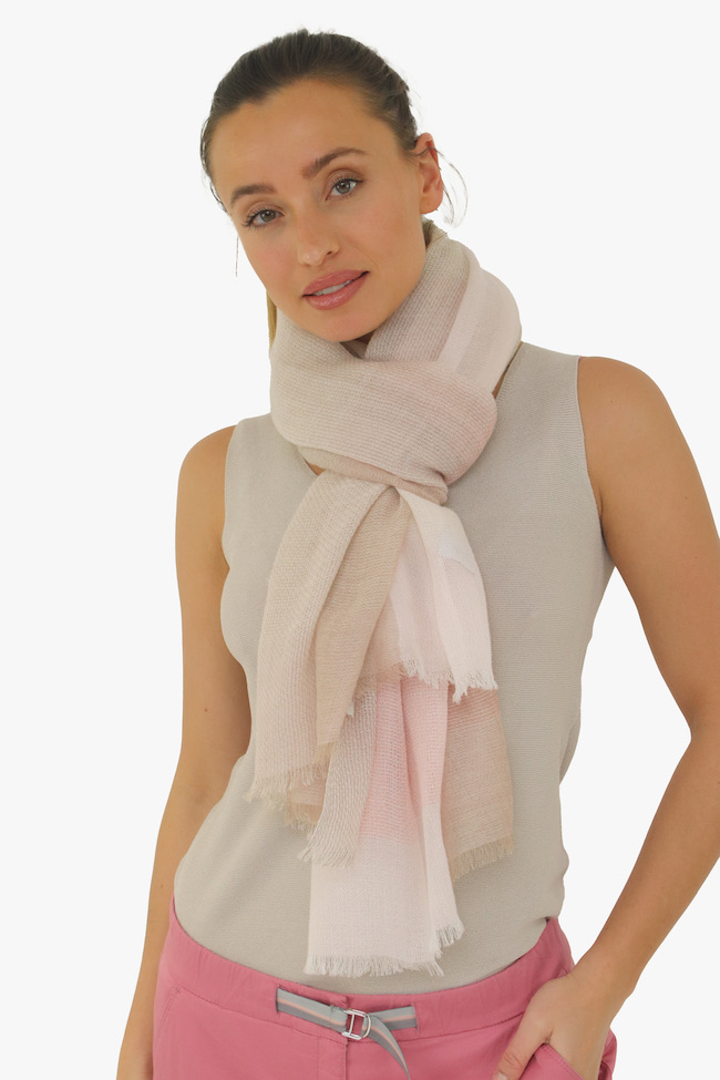 Andrea'S 1947 scarf women pink