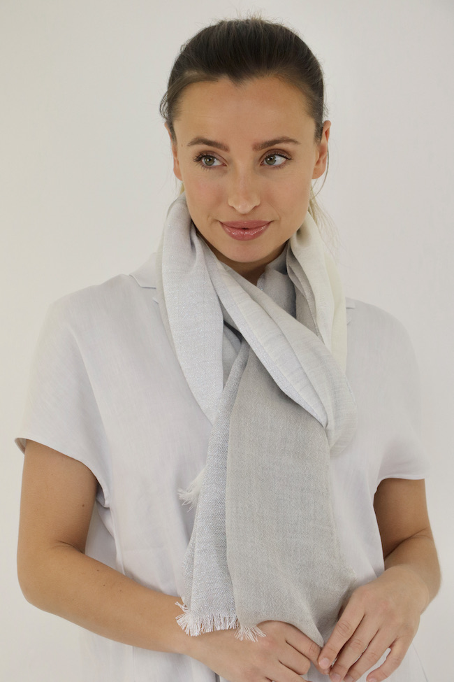 Andrea'S 1947 scarf women gray