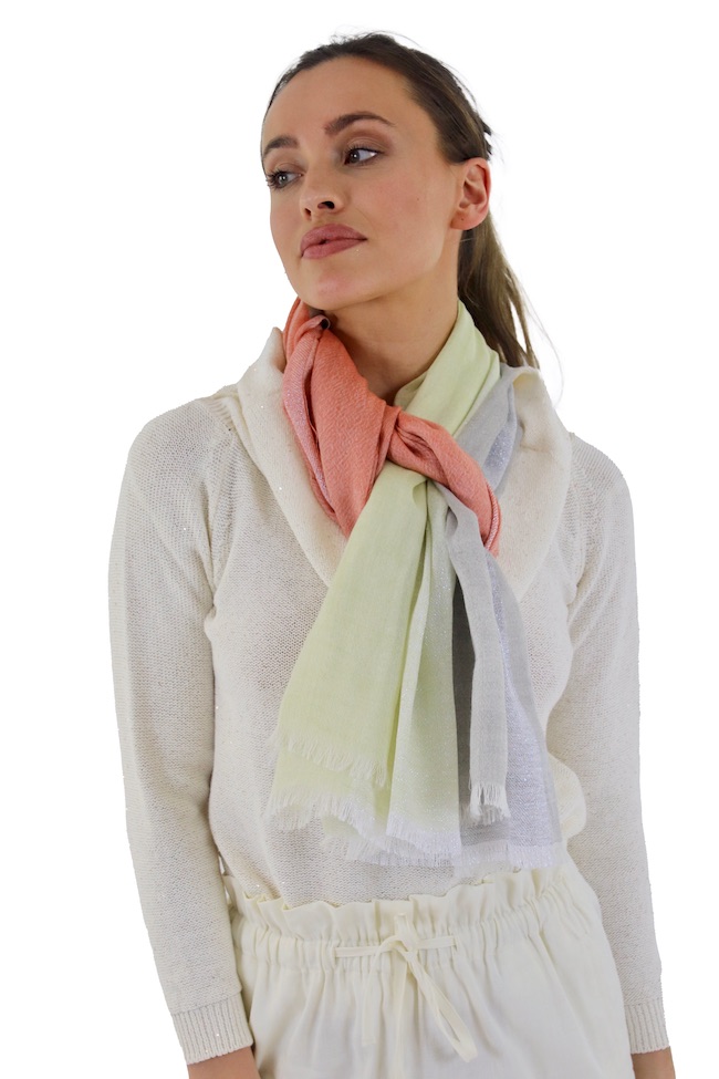 Andrea'S 1947 scarf women orange
