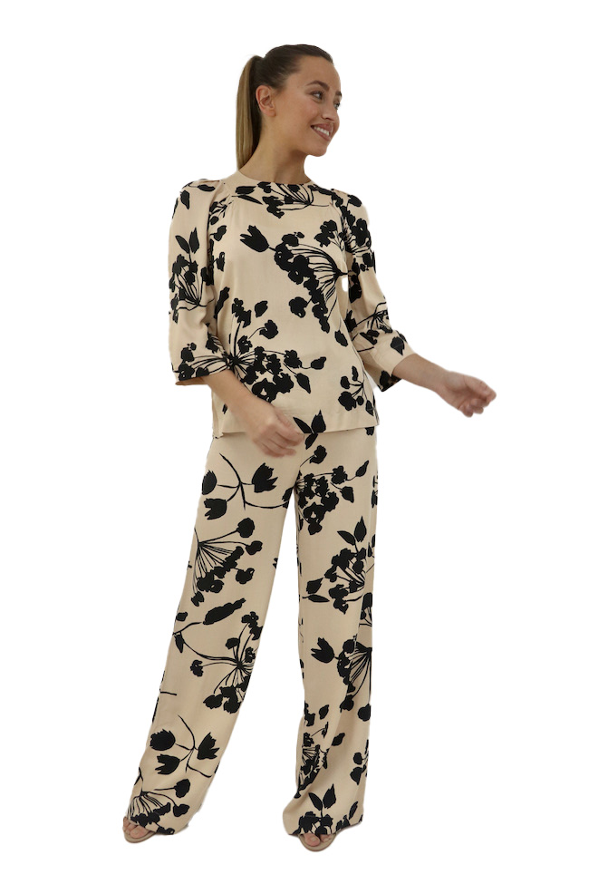 Ana Alcazar haut femmes beige