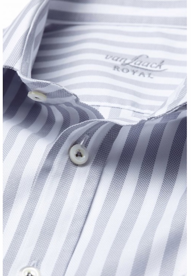 Van Laack Hommes chemise à manches longues hommes gris clair