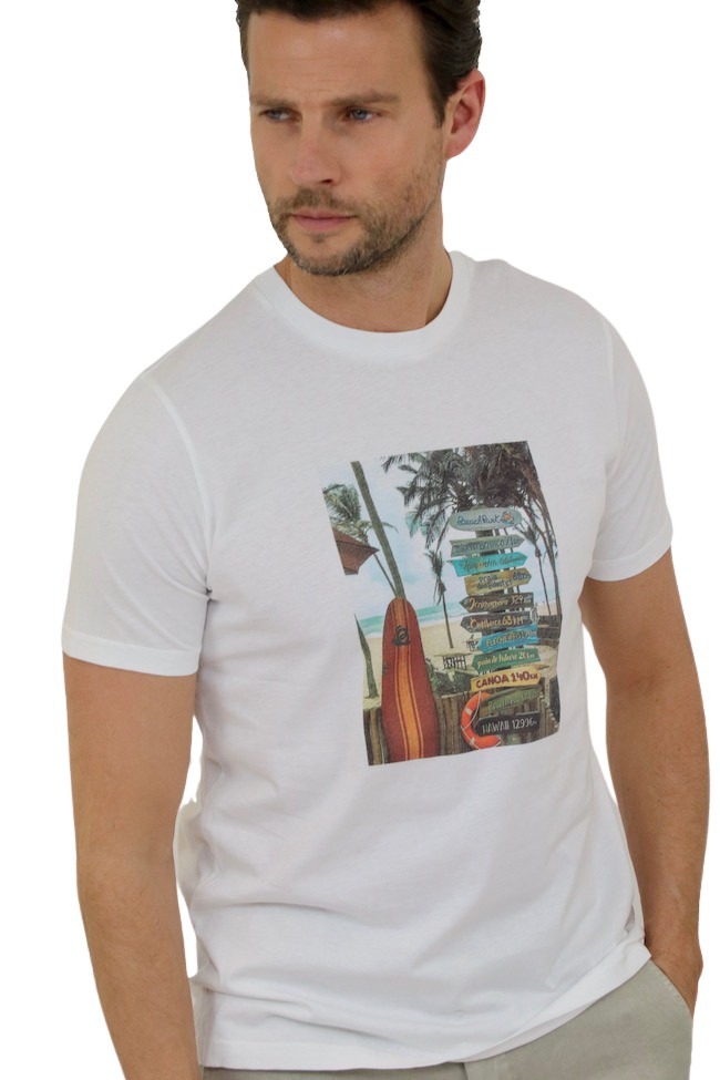 Altea men's short sleeve t-shirt white