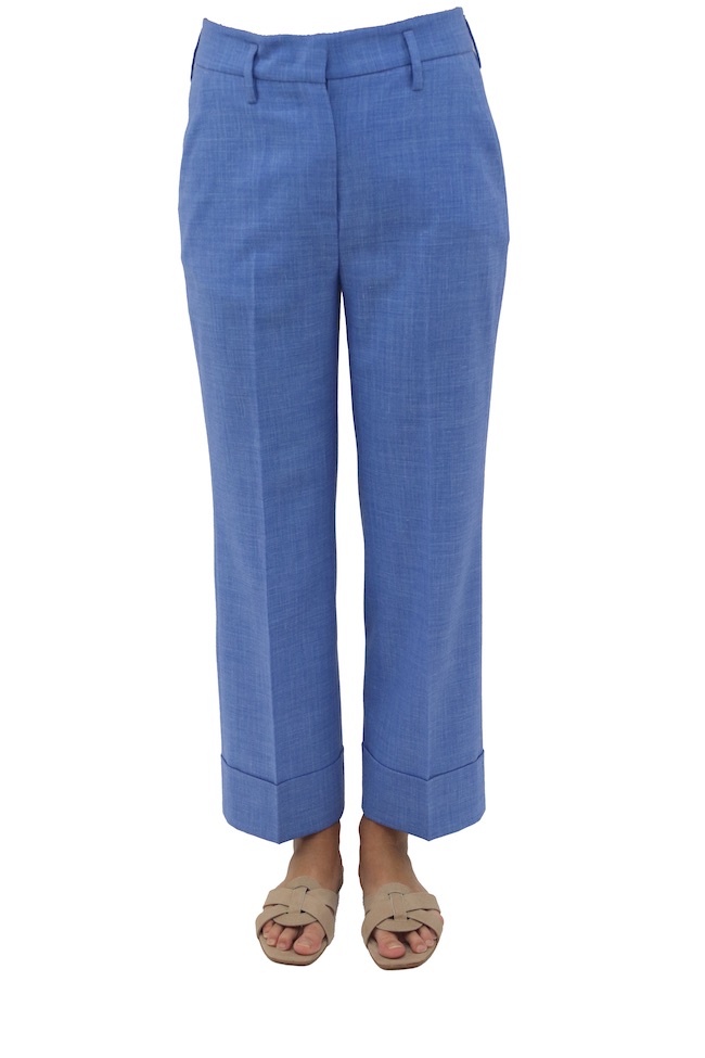Anneclaire trouser women blue