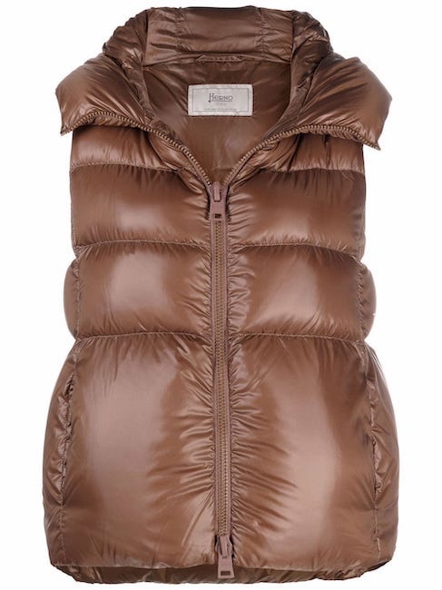 Herno Women body warmer women cognac