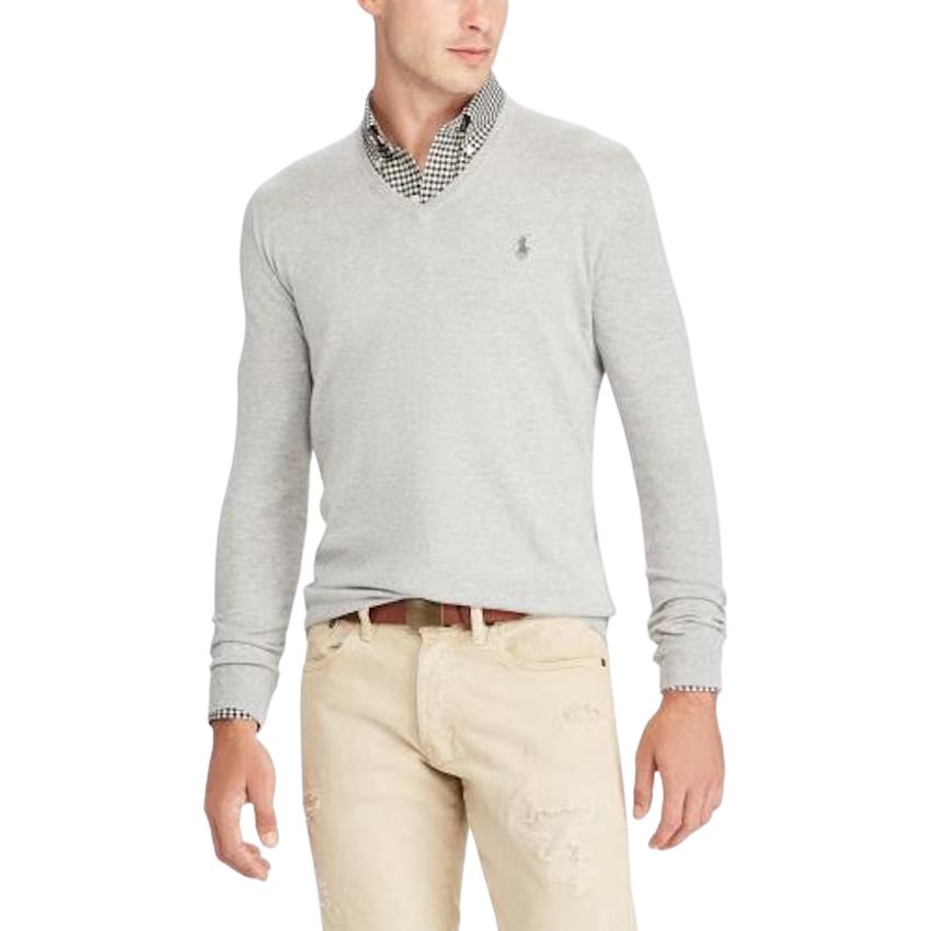 Ralph lauren v hals trui best sale heren