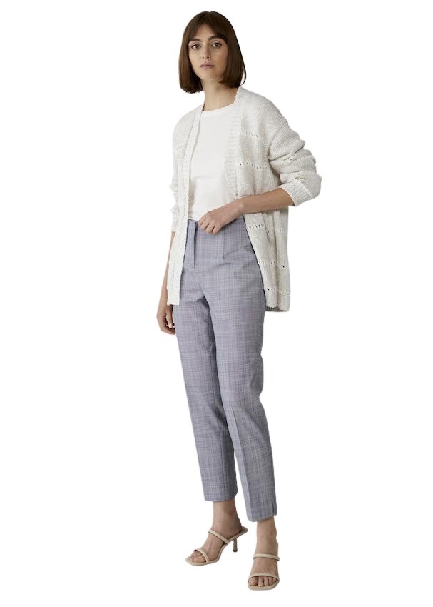 Anneclaire gilet dames ecru