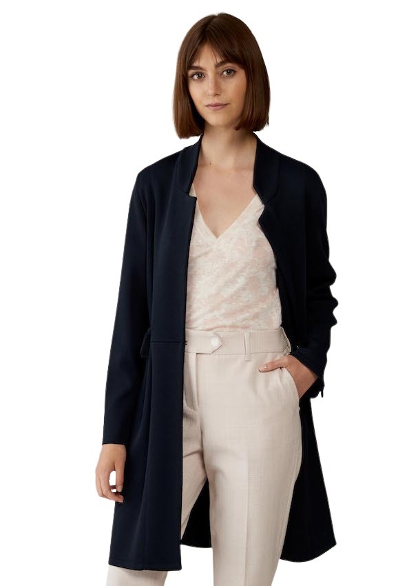 Anneclaire gilet dames donker blauw