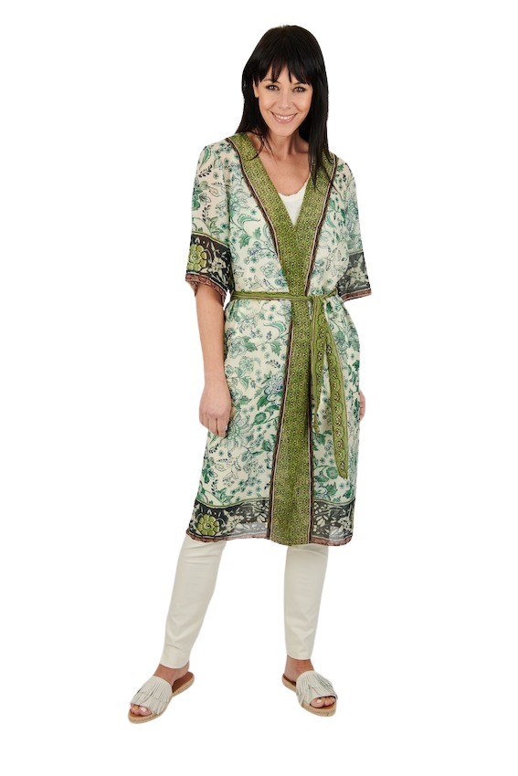 Ana Alcazar gilet dames groen