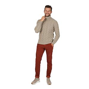 Gran Sasso Men pul trui rolkraag heren beige