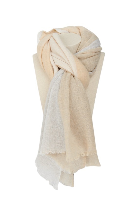 Andrea'S 1947 sjaal dames taupe