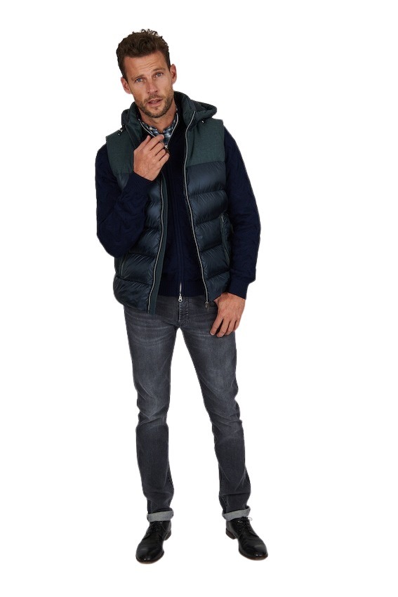 Herno Men bodywarmer heren marine ARTSON WOMEN MEN I shop online mooiste trendy kleding