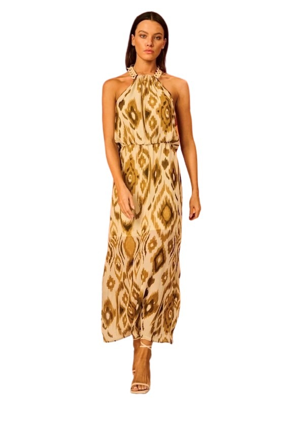 Just Eve kleedje dames beige ARTSON WOMEN MEN I shop online mooiste trendy kleding