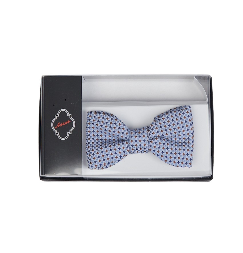 Ascot strikje heren blauw