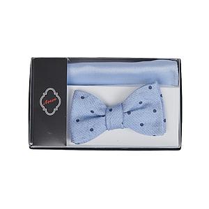 Ascot strikje heren licht blauw