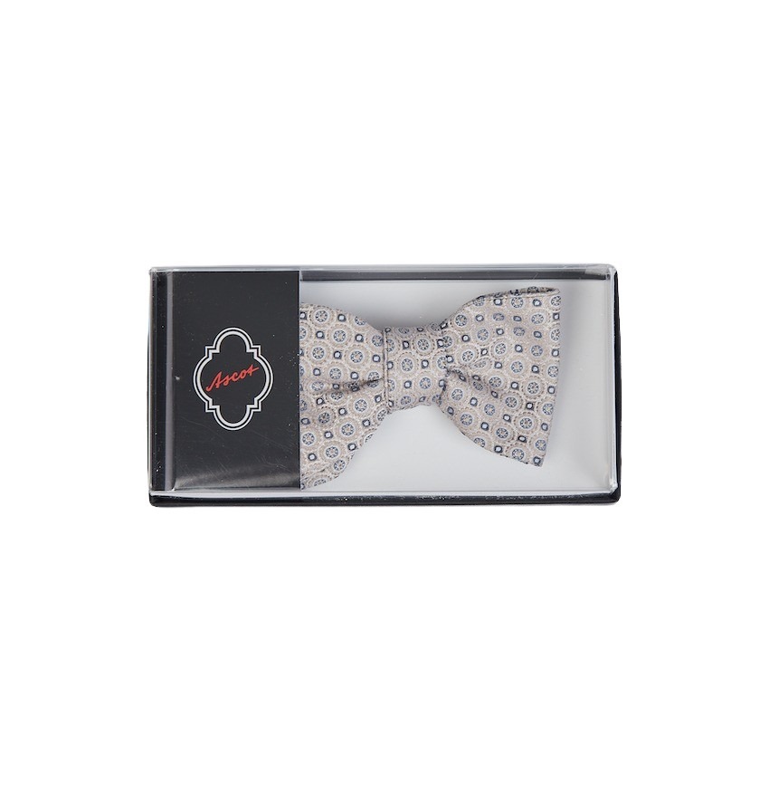 Ascot strikje heren beige