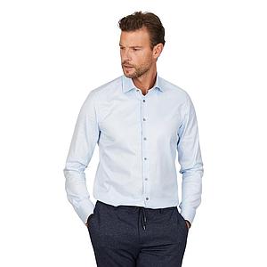 Stenstroms Hommes chemise à manches longues hommes bleu