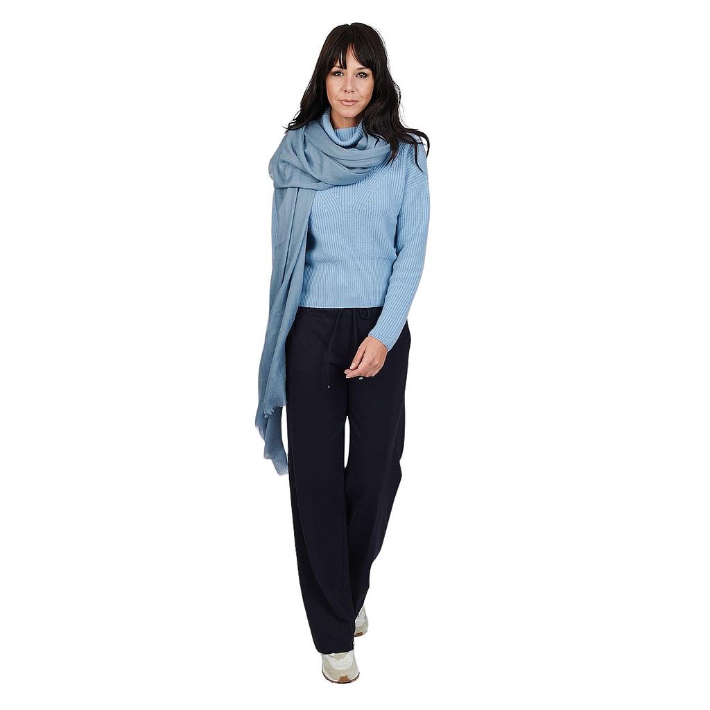 Andrea'S 1947 sjaal dames blauw