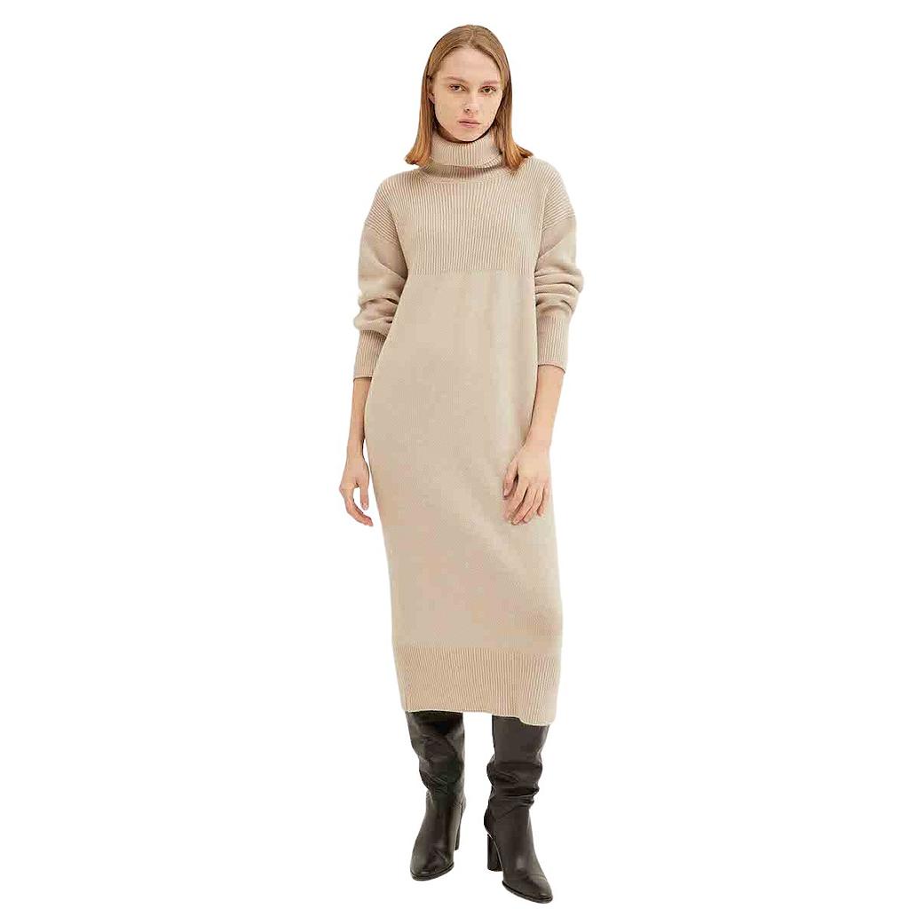 Anneclaire kleedje dames beige