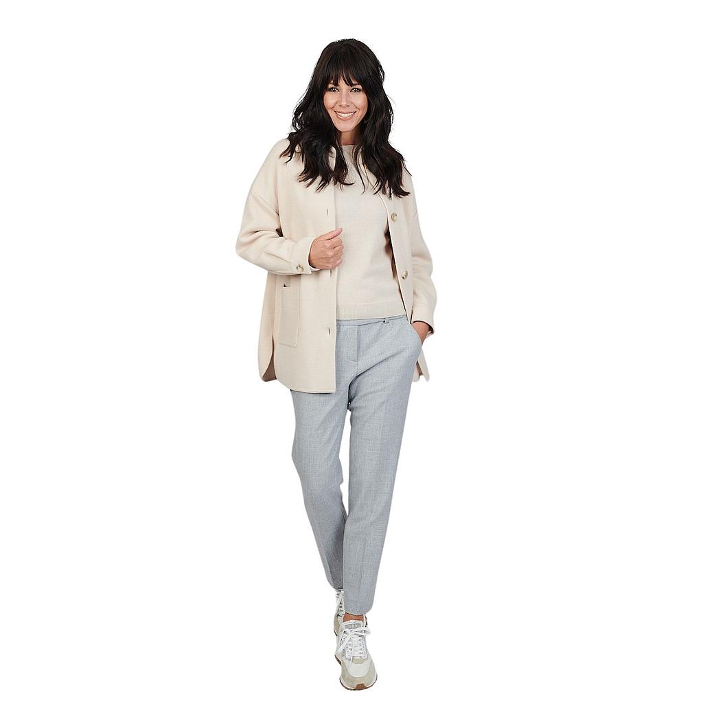 Anneclaire gilet dames beige