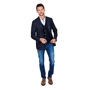 Cc Collection Corneliani vest heren blauw