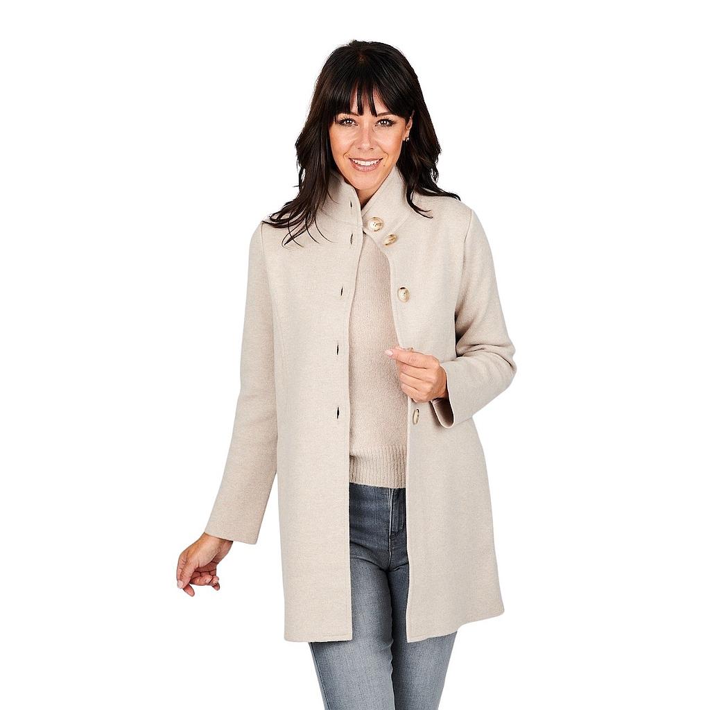 Anneclaire gilet dames beige