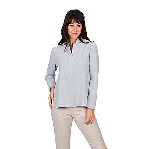 Natan Collection blouse lange mouwen dames grijs