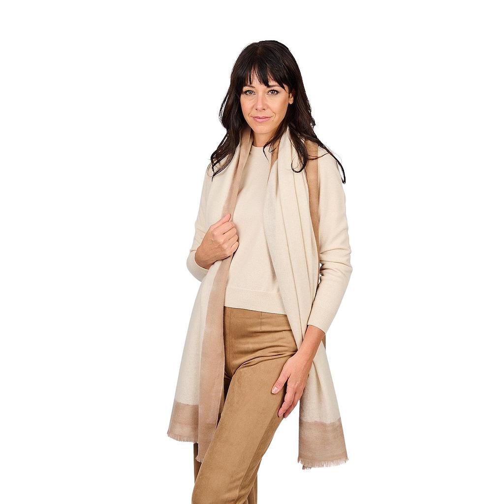 Andrea'S 1947 sjaal dames beige