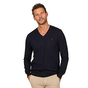 Polo Ralph Lauren Hommes pull col v hommes marine