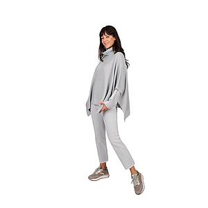 Gran Sasso Women poncho dames grijs