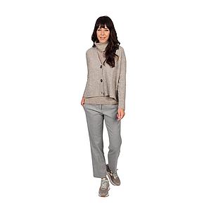 Tonet gilet dames taupe