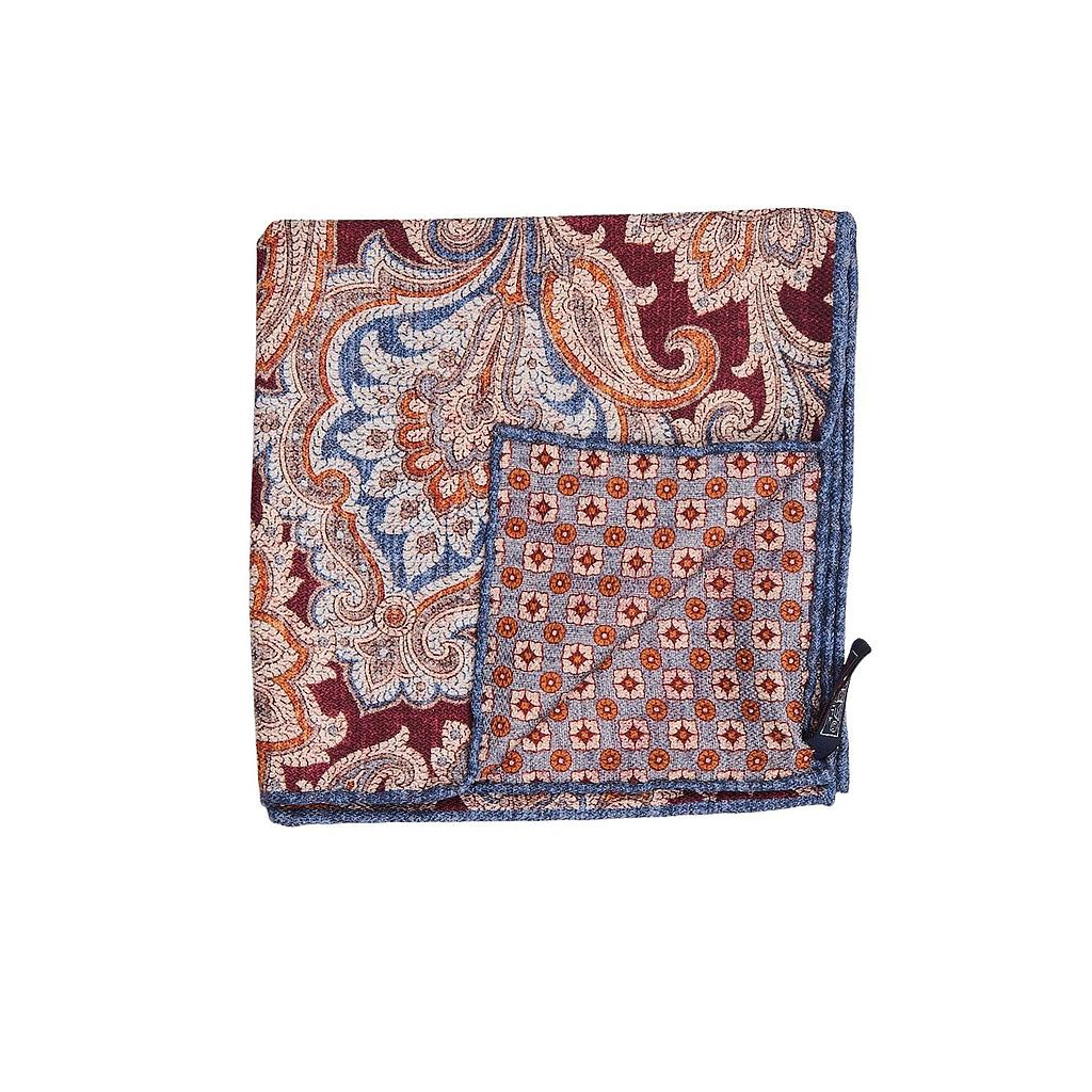 Ascot pochette heren blauw