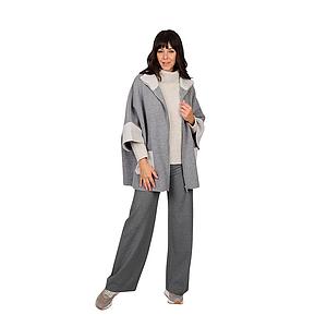 Anneclaire cape women gray