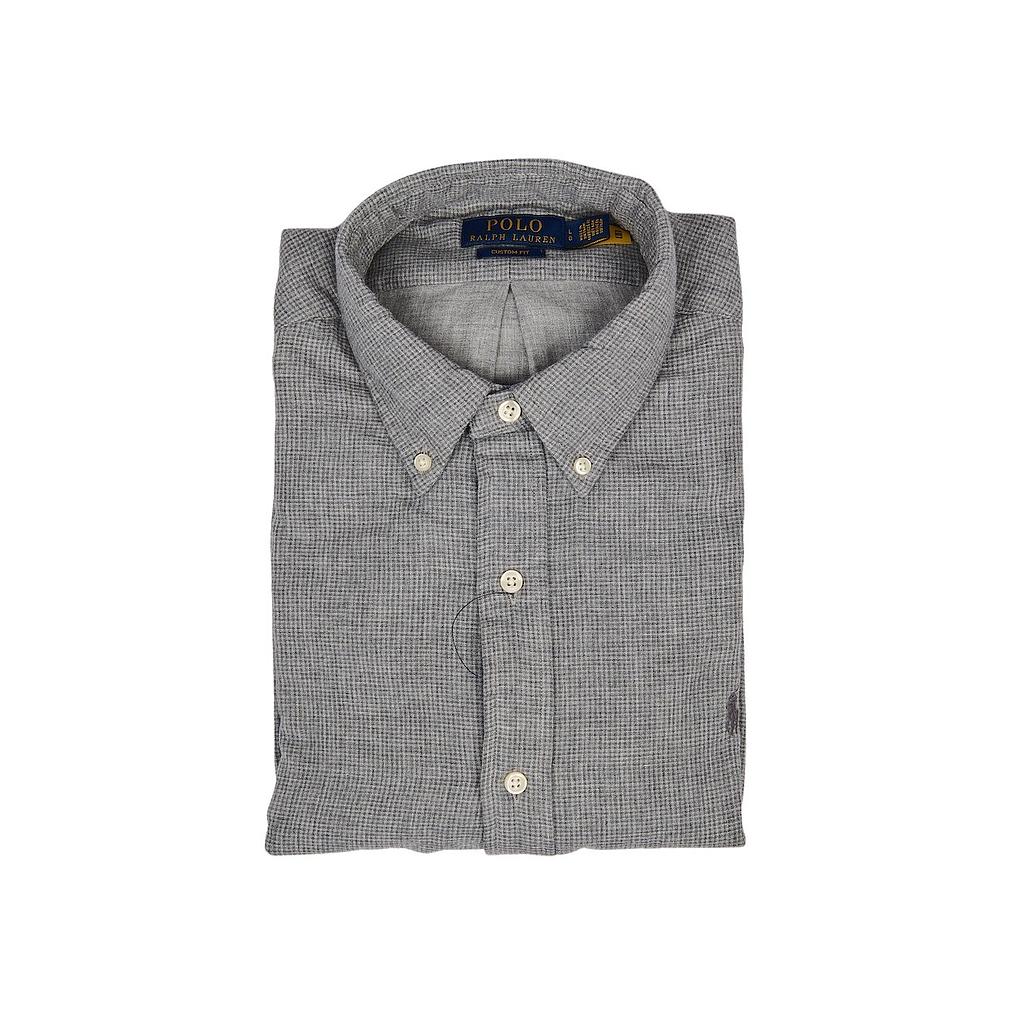Polo Ralph Lauren Men hemd lange mouwen heren grijs