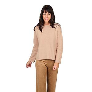 Hemisphere pull trui dames beige