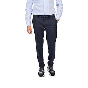 Eurex By Brax geklede heren broek blauw