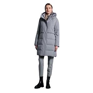 Duno Donna parka dames licht grijs