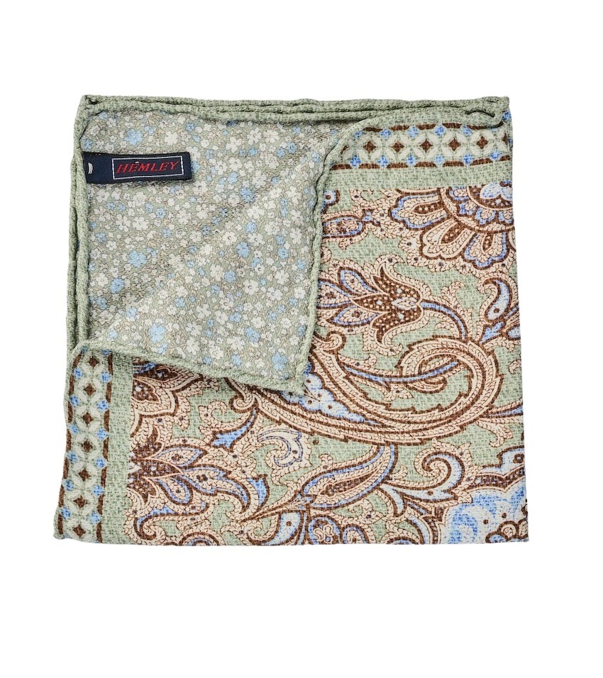 Hemley pochette heren groen