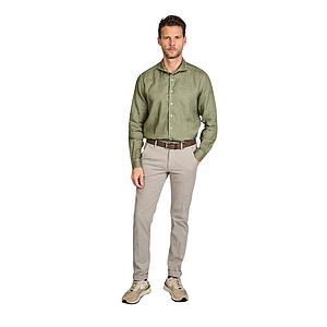 Gran Sasso Men hemd lange mouwen heren khaki