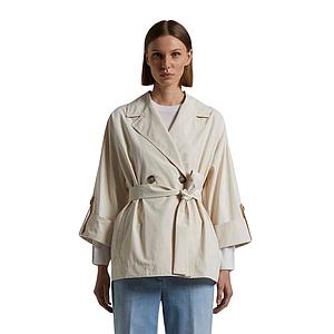 Peserico mantel jas dames ecru