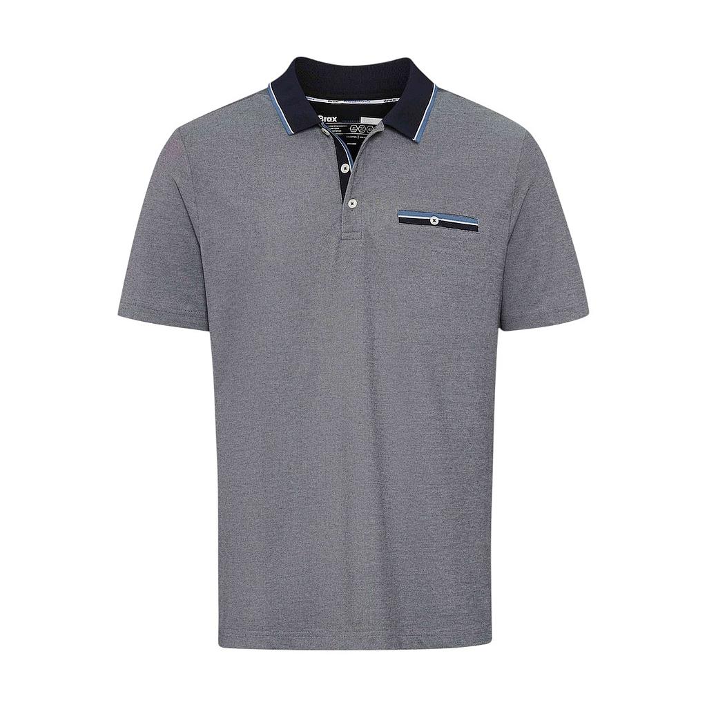Brax Men polo shirt korte mouwen heren blauw Petter