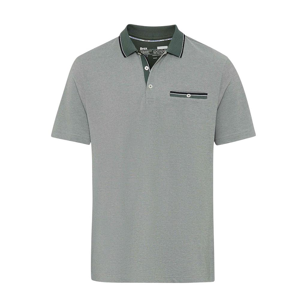 Brax Men polo shirt korte mouwen heren groen Petter