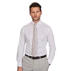 Profuomo hemd lange mouwen heren wit