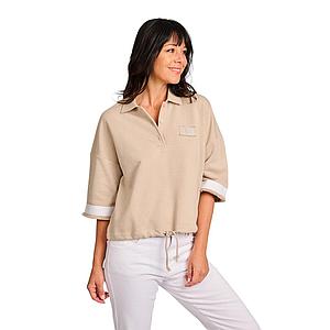 Margittes polo shirt dames beige