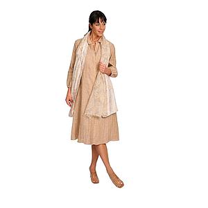 Hemisphere sjaal dames camel Imixmufair