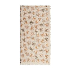 Hemisphere sjaal dames beige Mambero
