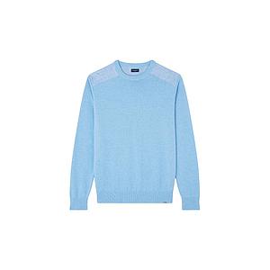 Paul & Shark pull col rond hommes bleu clair