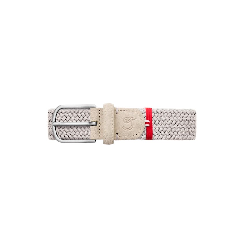 La Boucle riem heren zilver ISCHIA SUEDE MONO