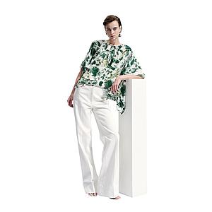 Natan Collection blouse women green